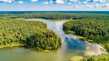 Poradnik - motorowodne Mazury - jeziora Guzianka Mała i Wielka, Nidzkie