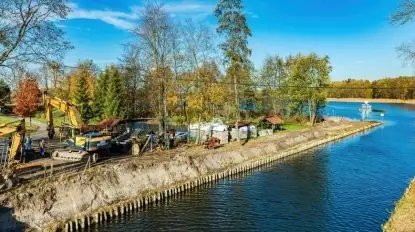 Rozpoczął się remont kanału Piękna Góra na Mazurach