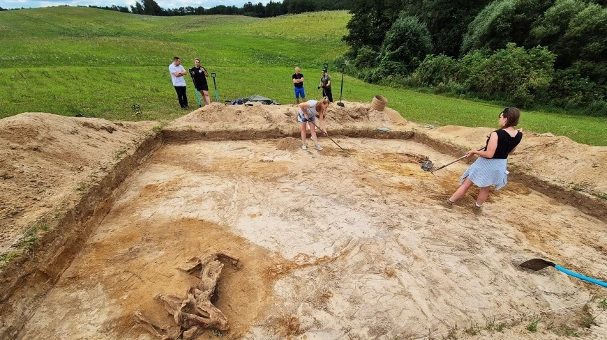 Archeologiczna sensacja na Mazurach. Tajemnicze cmentarzysko koni odkryte pod Mrągowem