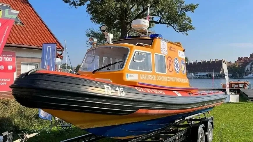 Wodne karetki kończą sezon na Mazurach. Przeprowadzono 407 interwencji