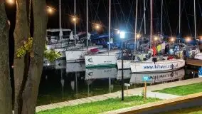 Zdjęcia nocne w porcie Ruciane Park - zdjęcie 6