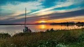 Zachód nad jeziorem Kisajno, sierpień 2021 r. - zdjęcie 17