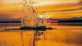 Zachód nad jeziorem Kisajno, sierpień 2021 r. - zdjęcie 13