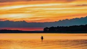 Zachód nad jeziorem Kisajno, sierpień 2021 r. - zdjęcie 31