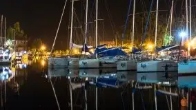 Noc w porcie Keja w Węgorzewie, sierpień 2021 - zdjęcie 26