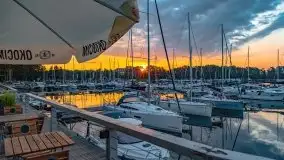 Wschód słońca w Stanicy Wodnej Stranda, sierpień 2021 r. - zdjęcie 19