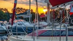 Wschód słońca w Stanicy Wodnej Stranda, sierpień 2021 r. - zdjęcie 12