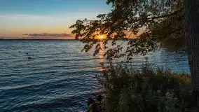 Zachód słońca nad jeziorem Dargin, wrzesień 2021 - zdjęcie 20