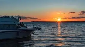 Zachód słońca nad jeziorem Dargin, wrzesień 2021 - zdjęcie 12