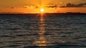 Zachód słońca nad jeziorem Dargin, wrzesień 2021 - zdjęcie 5