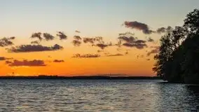 Zachód słońca nad jeziorem Dargin, wrzesień 2021 - zdjęcie 15