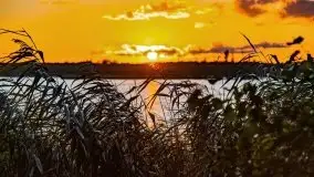 Zachód słońca nad jeziorem Kirsajty, wrzesień 2021 r. - zdjęcie 19