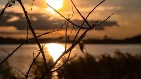 Zachód słońca nad jeziorem Kruklin, piękne te wrześniowe Mazury - zdjęcie 22