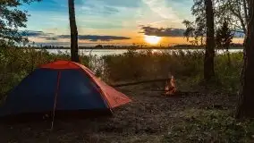 Zachód słońca nad jeziorem Kruklin, piękne te wrześniowe Mazury - zdjęcie 4