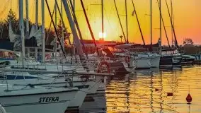 Wrześniowy wschód słońca w Wilkasach - porty AZS i PTTK Wilkasy - zdjęcie 10