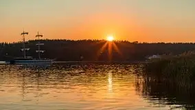 Zachód słońca nad jeziorem Mikołajskim z Chopinem w tle - zdjęcie 13