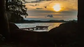 Wrześniowe jezioro Ublik o zachodzie słońca - zdjęcie 8