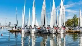 Suszenie żagli nad jeziorem Niegocin, Wilkasy - zdjęcie 30