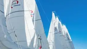 Suszenie żagli nad jeziorem Niegocin, Wilkasy - zdjęcie 10