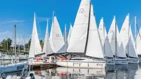 Suszenie żagli nad jeziorem Niegocin, Wilkasy - zdjęcie 16