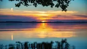 Zachód słońca nad jeziorem Dobskim, wrzesień 2021 - zdjęcie 18