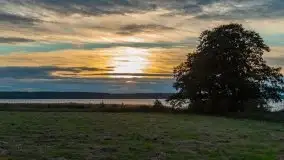 Zachód słońca w Pierkunowie, wrzesień 2021 r. - zdjęcie 3