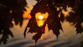 Zachód słońca, Giżycko, jezioro Niegocin, październik 2021 r. - zdjęcie 13