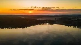 Październikowy wschód słońca, mgły i szron - zdjęcie 32