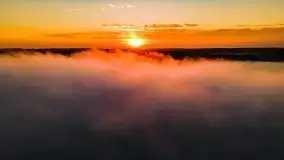 Październikowy wschód słońca, mgły i szron - zdjęcie 73