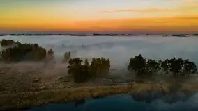 Październikowy wschód słońca, mgły i szron - zdjęcie 83