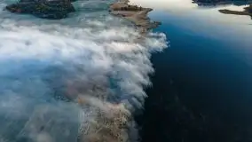 Październikowy wschód słońca, mgły i szron - zdjęcie 50