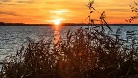 Zachód słońca nad jeziorem Dargin, październik 2021 - zdjęcie 23