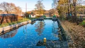 Jesienna i cicha śluza Guzianka I, Ruciane Nida - zdjęcie 12