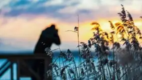 Wschód słońca nad jeziorem Święcajty, listopad 2021 r. - zdjęcie 8