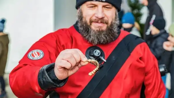 Fotorelacja z sprzątania dna w Ekomarinie Giżycko - zdjęcie 6