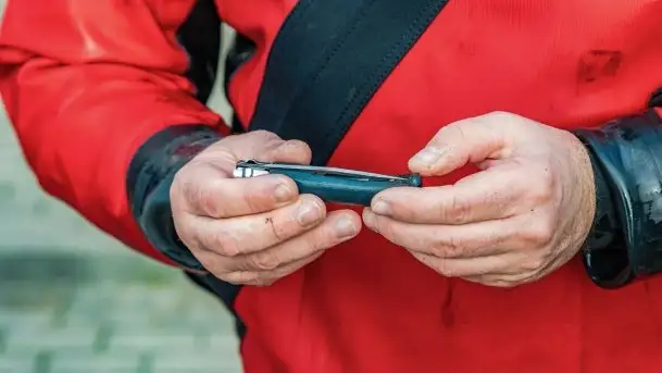 Fotorelacja z sprzątania dna w Ekomarinie Giżycko - zdjęcie 5