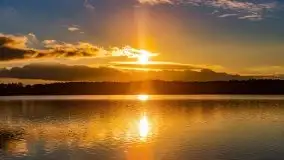 Listopadowy zachód słońca nad jeziorem Tałty, Skorupki - zdjęcie 25