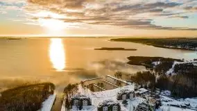 Grudniowy wschód słońca nad jeziorem Niegocin - zdjęcie 41