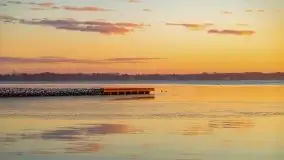 Grudniowy wschód słońca nad jeziorem Niegocin - zdjęcie 16