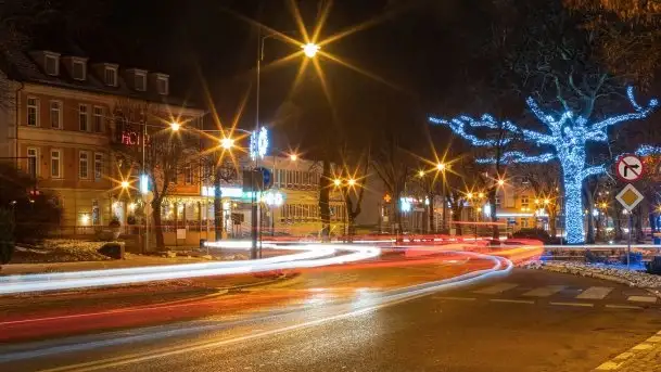 Nocne Giżycko gotowe na święta, grudzień 2021 - zdjęcie 3