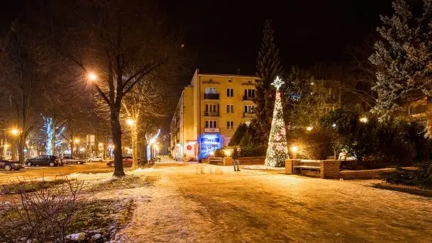 Nocne Giżycko gotowe na święta, grudzień 2021 - zdjęcie 6