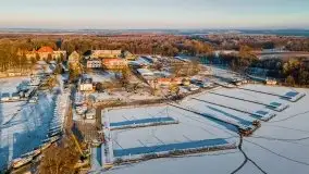 Grudniowy, zimowy port w Sztynorcie - zdjęcie 8