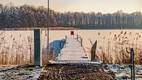 Grudniowy, zimowy port w Sztynorcie - zdjęcie 20