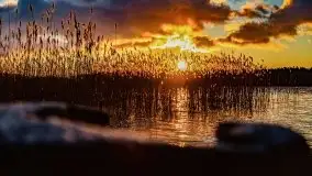 Grudniowy zachód słońca nad jeziorem Kisajno 2021 - zdjęcie 24