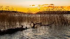 Grudniowy zachód słońca nad jeziorem Kisajno 2021 - zdjęcie 16