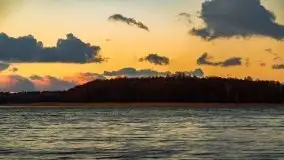 Grudniowy zachód słońca nad jeziorem Kisajno 2021 - zdjęcie 13