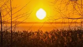 Wschód słońca nad jeziorem Niegocin, krzyż św. Brunona - zdjęcie 44