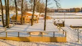 Zimowy wschód i południe w Strandzie nad jeziorem Kisajno - zdjęcie 40