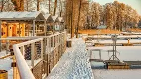 Zimowy wschód i południe w Strandzie nad jeziorem Kisajno - zdjęcie 23