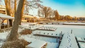 Zimowy wschód i południe w Strandzie nad jeziorem Kisajno - zdjęcie 36